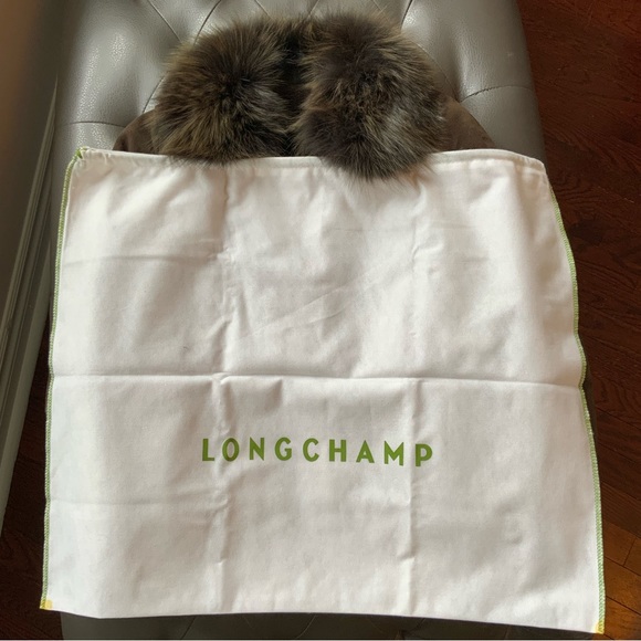 RARE Longchamp sheepskin and fox jacket - Picture 6 of 14